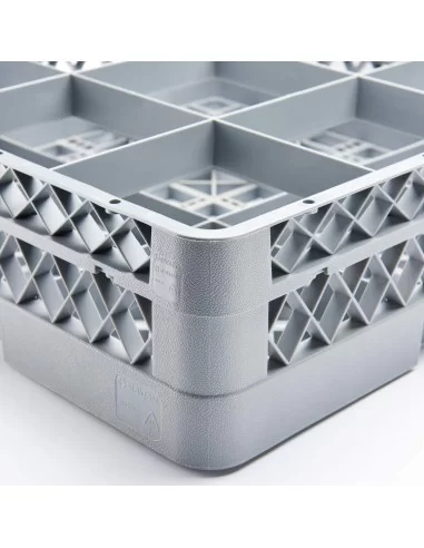 Кошик для склянок (9 відділів) 500х500х104 мм пластик Stalgast 810900