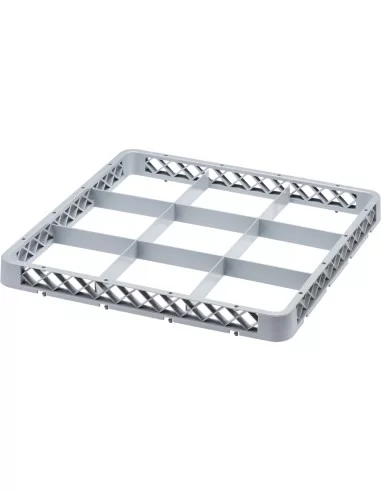 Кошик для склянок (9 відділів) 500х500х104 мм пластик Stalgast 810900