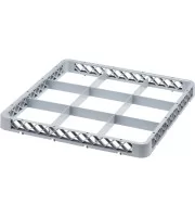 Кошик для склянок (9 відділів) 500х500х104 мм пластик Stalgast 810900