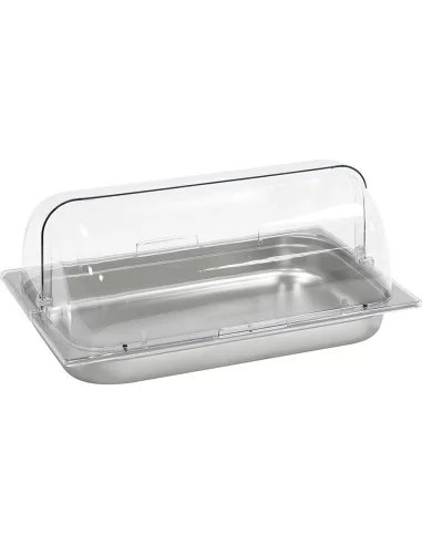 Крышка GN-1/1 ROLL-TOP размером 530х325мм поликарбонат