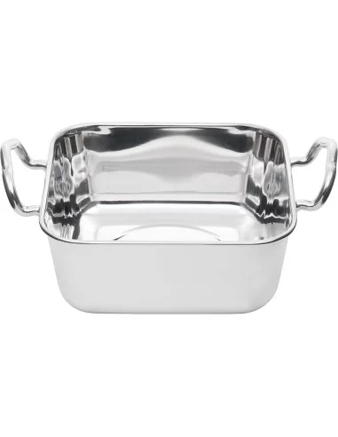 Мини противень разм.130 х 130 х 50 мм.,объемом 0,8 л.нерж.ст. Мини противень разм.130 х 130 х 50 мм.,объемом 0,8 л.нерж.ст.