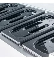 Настольная холодильная витрина с прямым стеклом 5 x GN 1/4 STALGAST 844540