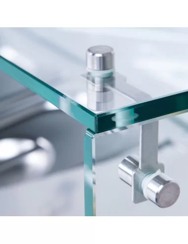 Настольная холодильная витрина с прямым стеклом 5 x GN 1/4 STALGAST 844540