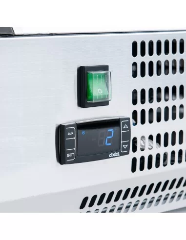 Вітрина холодильна настільна з прямим склом 7хGN 1/4 1600х335х435 мм Stalgast 844741