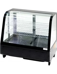 Вітрина холодильна настільна зі світлодіодним підсвічуванням (чорна) 100 л Stalgast 852104