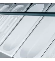 Вітрина холодильна настільна з прямим склом 6хGN 1/4 1400х335х435 Stalgast 834641