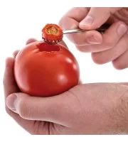 Нож для удаления середины помидора вдоль. 20 мм. нерж.ст.