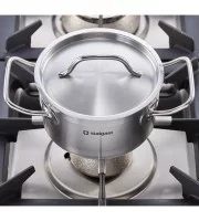 Плита газова (6 конфорок) з газовою духовкою (32,5 + 6 кВт, G 20) Stalgast 9711110 Плита газова (6 конфорок) з газовою духовкою (32,5 + 6 кВт, G 20) Stalgast 9711110